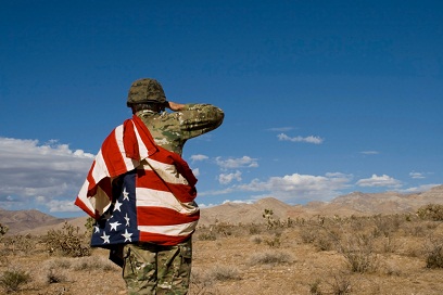 Saluting soldier July 19, 2011 (2)