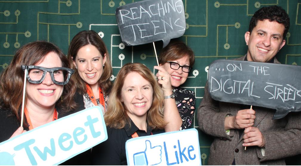 Hilary (second in from the left) and her panel at the SXSW Conference
