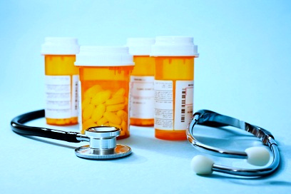 Pill bottle and stethoscope 4-9-12