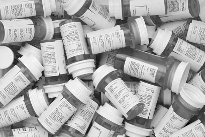 Dozens of Prescription  Pill Bottles