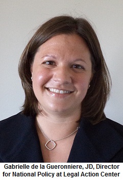 Gabrielle de la Gueronniere, JD- Legal Action Center