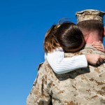 Military dad with daughter 1-22-13