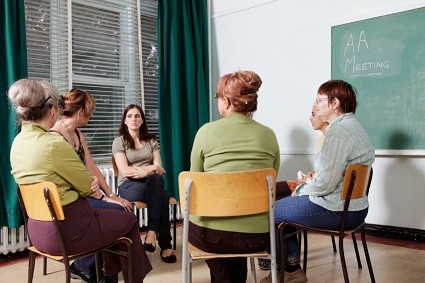Alcoholics Anonymous meeting