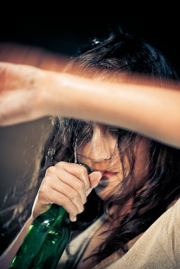 Girl drinking