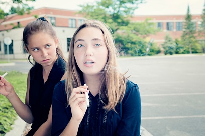 teen girls smoking e-cigarettes 9-6-13
