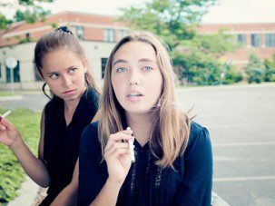 teen girls smoking e-cigarettes 9-6-13