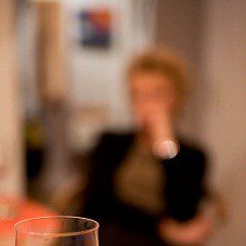 Woman drinking