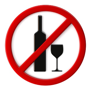 Alcohol not allowed