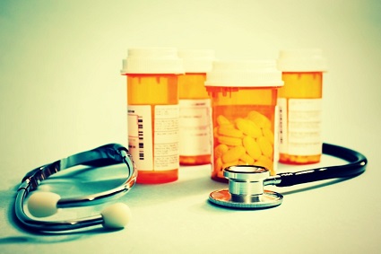 Pill bottle and stethoscope July 14_ 2011