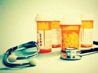 Pill bottle and stethoscope July 14_ 2011