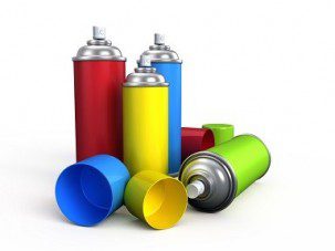 Spray cans