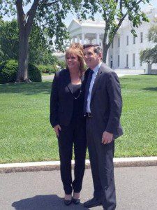 Denise Mariano and White House Office of the National Drug Control Policy Director Michael Botticelli